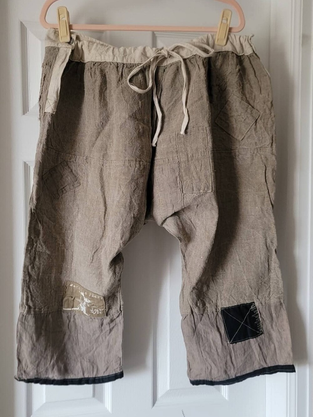Magnolia Pearl Linen Patchwork Pants - Picture 3 of 3